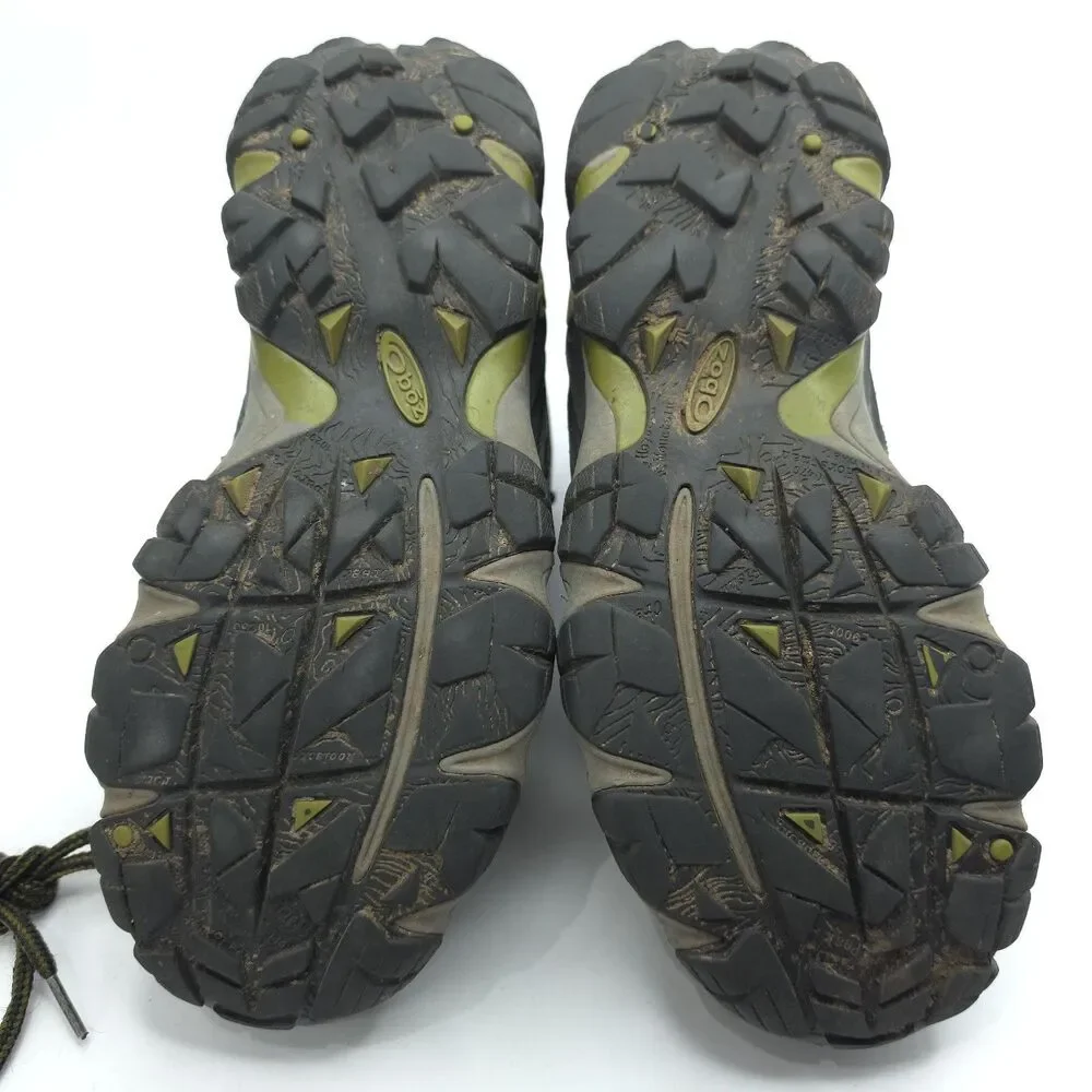 Oboz Sawtooth II Mid Dark Shadow/Woodbine Green WP Hiking Boots Mens Size 9.5